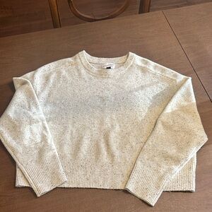 Universal Thread Speckled Beige Crew Neck Sweater
